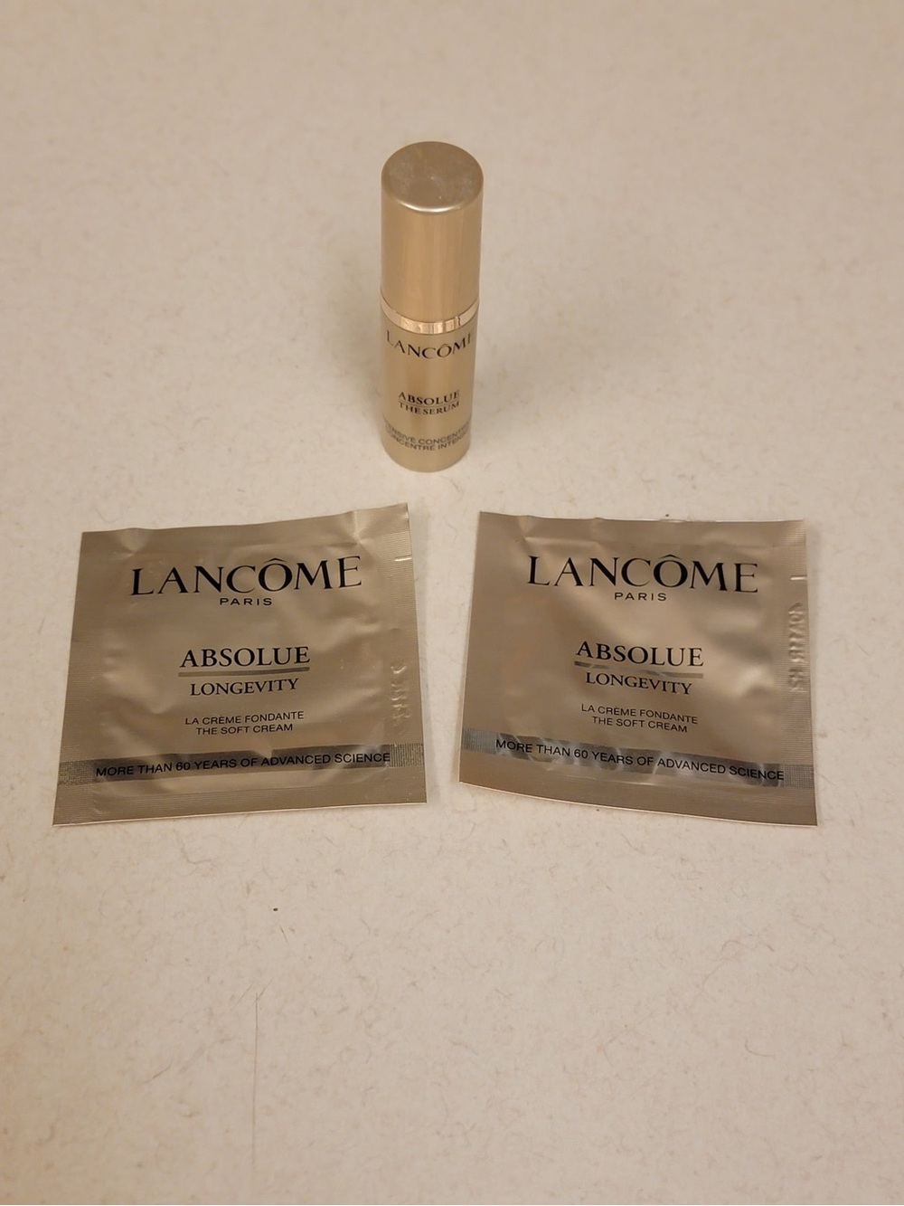 Lancôme’s Absolue Longevity Soft Cream Sample Set of 3